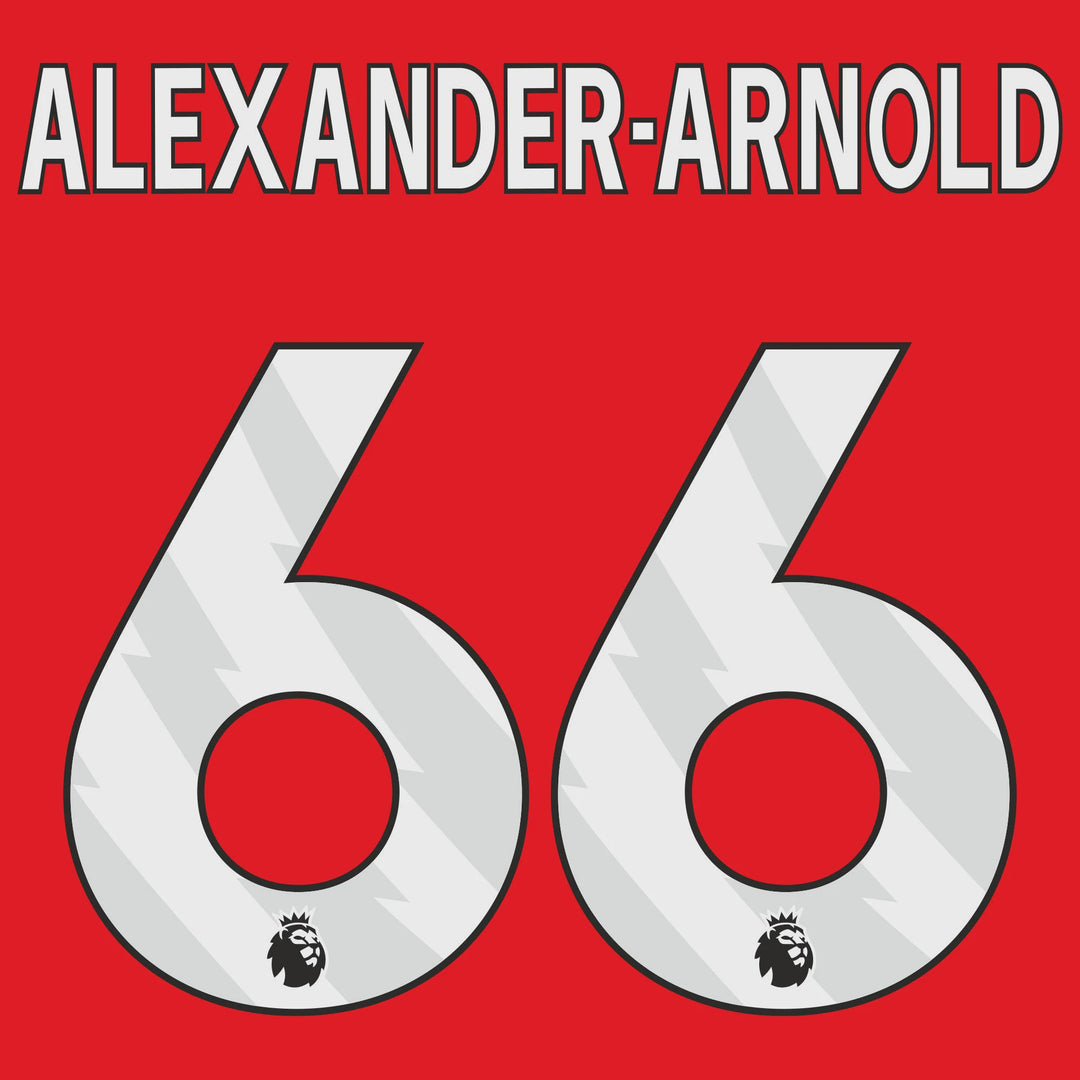 ALEXANDER-ARNOLD 66 (Premier League) 24/25 Name & Number Set