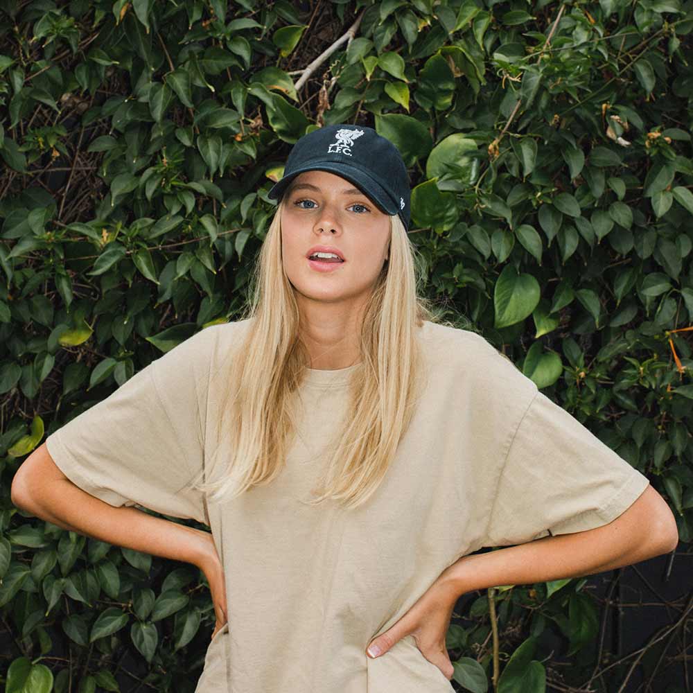 Liverpool 47 Clean Up Cap- Black/White