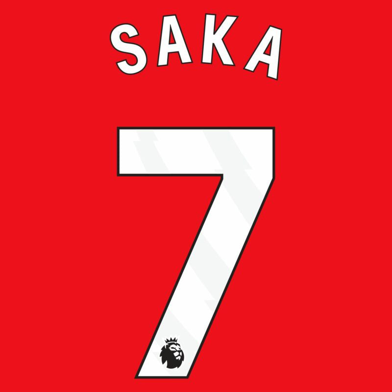 SAKA 7 (Premier League) 24/25 Name & Number Set