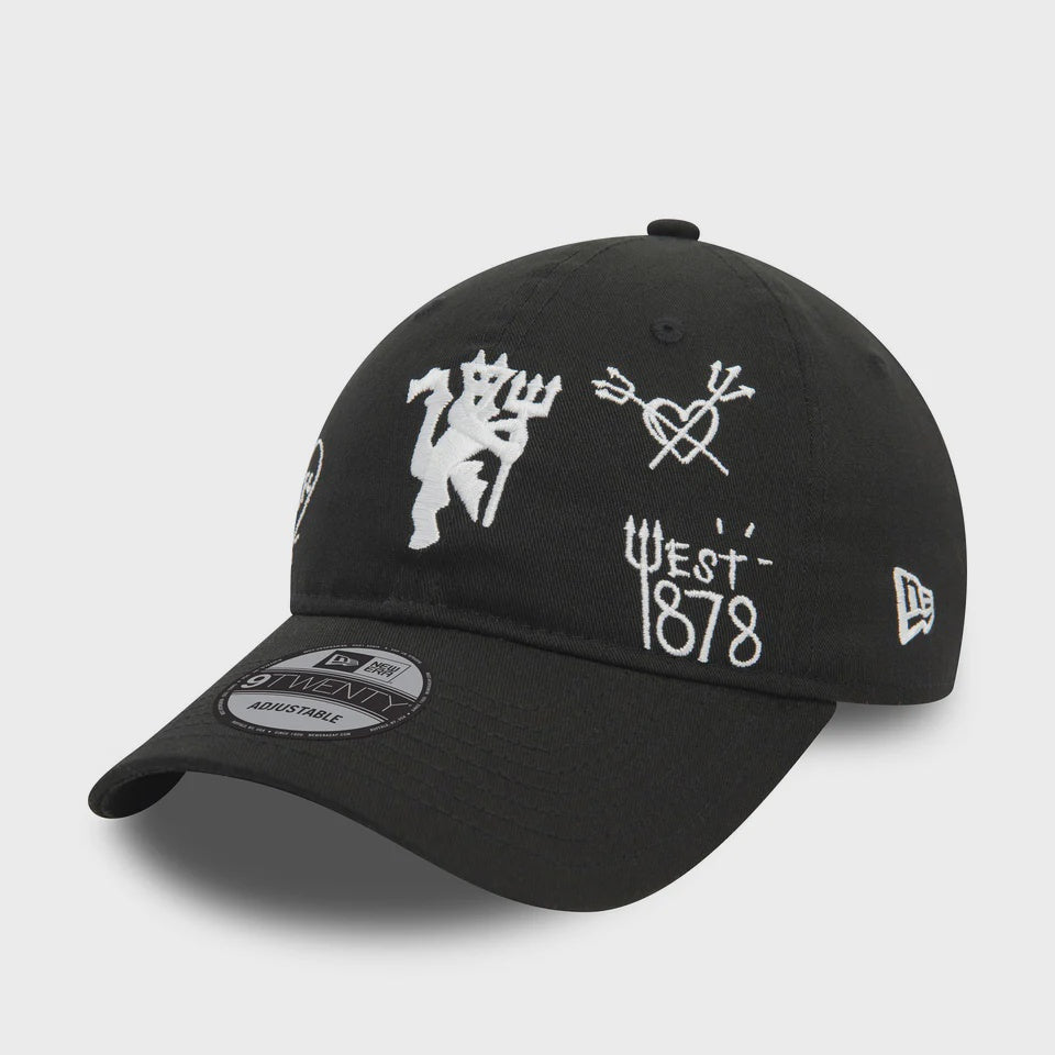 Manchester United New Era 9Twenty Cap Black Scribble