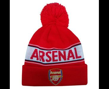 Arsenal Text Cuff Knitted Beanie