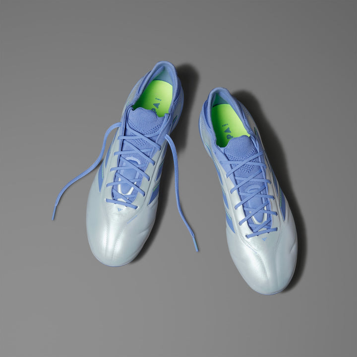 adidas Copa Pure III Elite FG Boots- Blue/Lemon