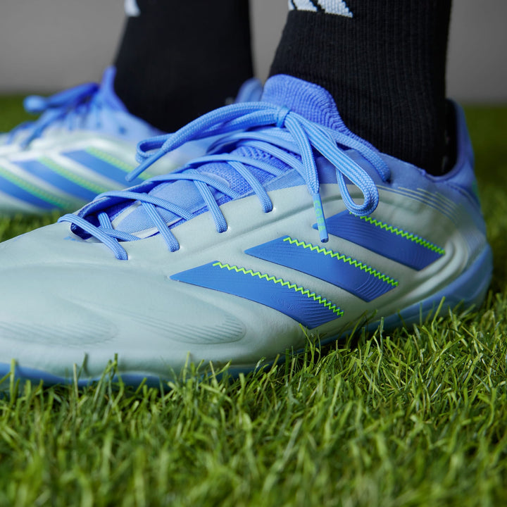 adidas Copa Pure III Elite FG Boots- Blue/Lemon
