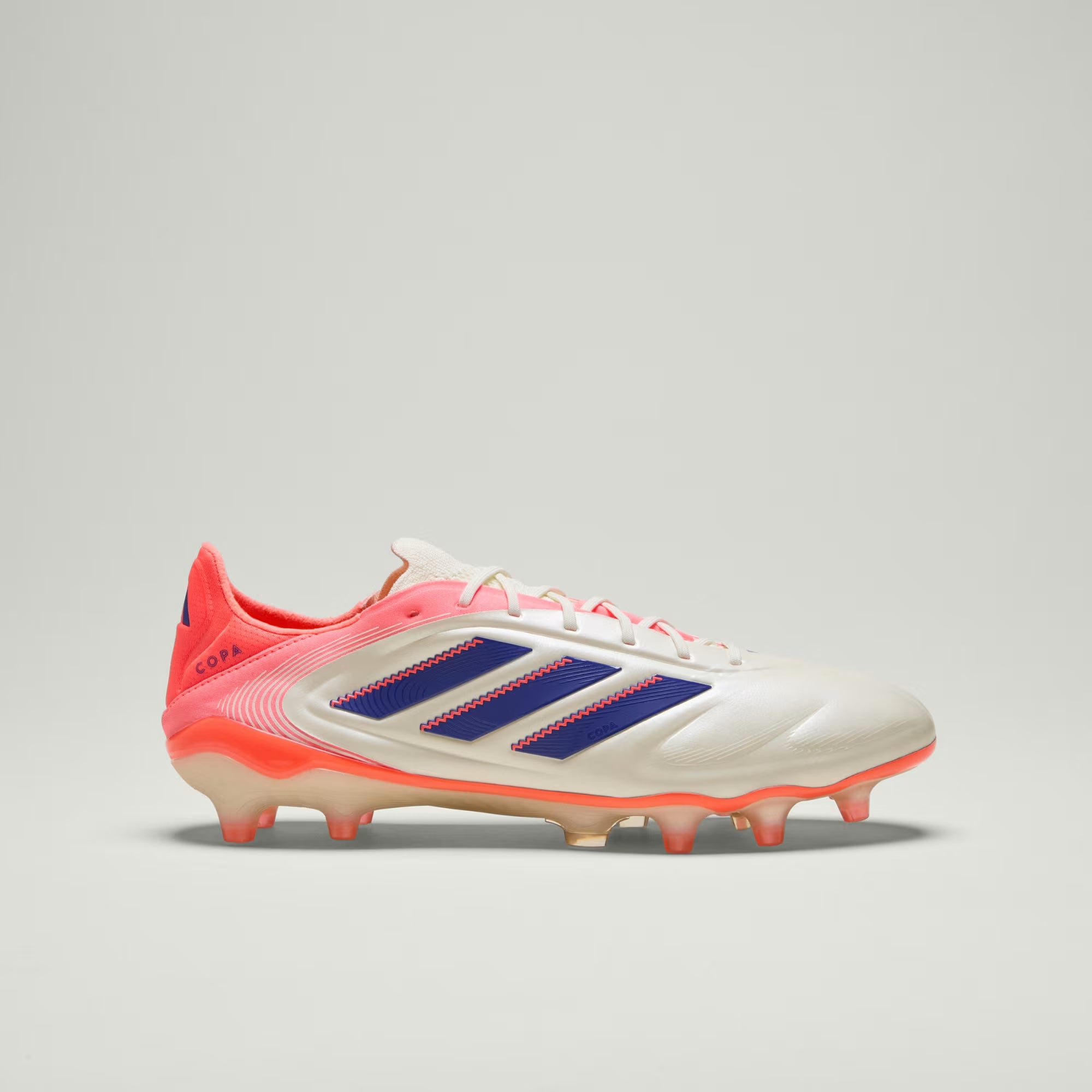 adidas Copa Pure III Elite FG Boots- White/Blue/Orange – Soccer Locker