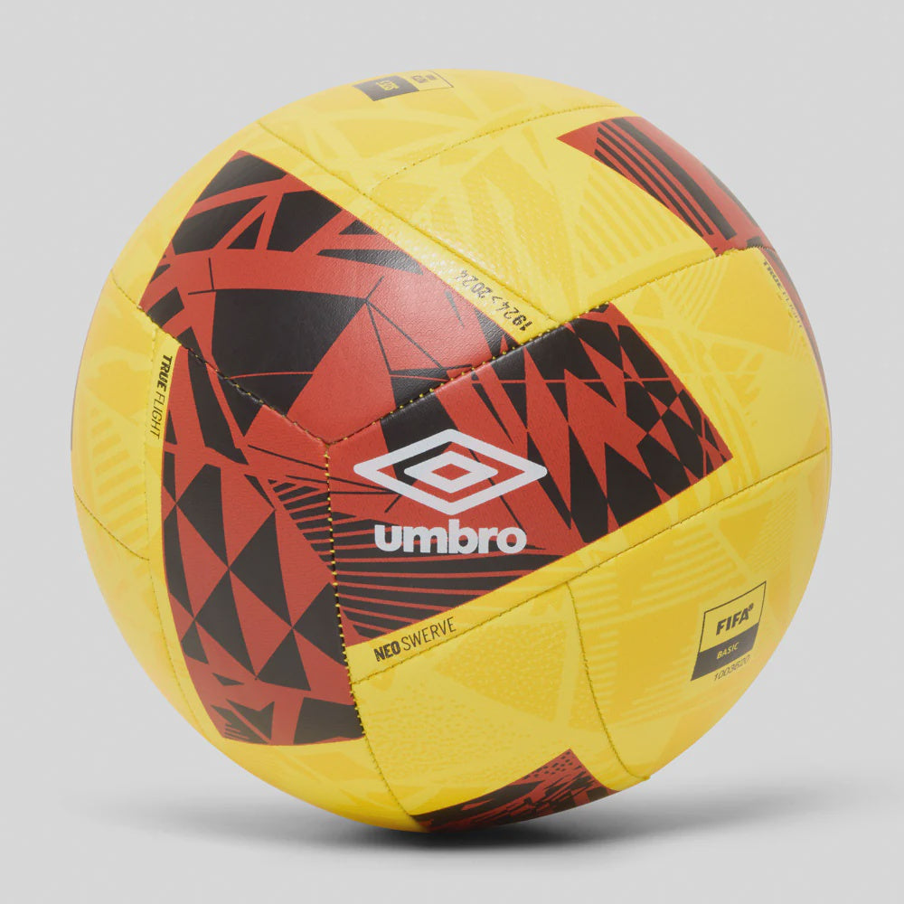 Umbro Neo Swerve Training Ball- Yellow/Red/Black