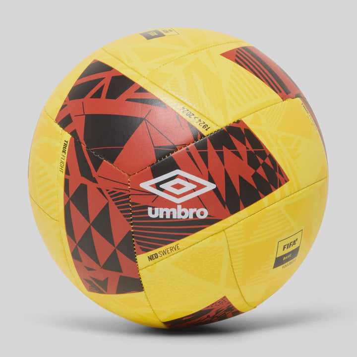 Umbro Neo Swerve Training Ball- Yellow/Red/Black