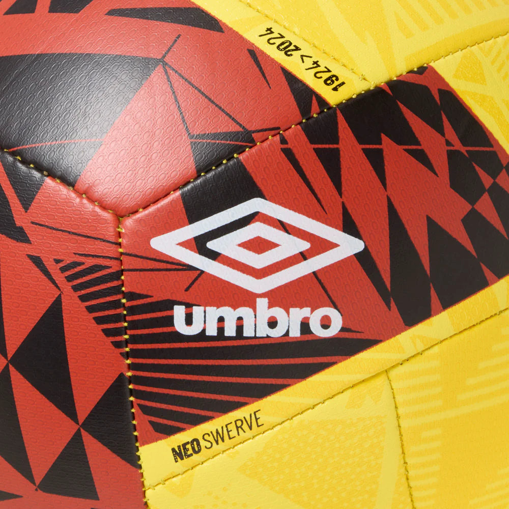 Umbro Neo Swerve Training Ball- Yellow/Red/Black