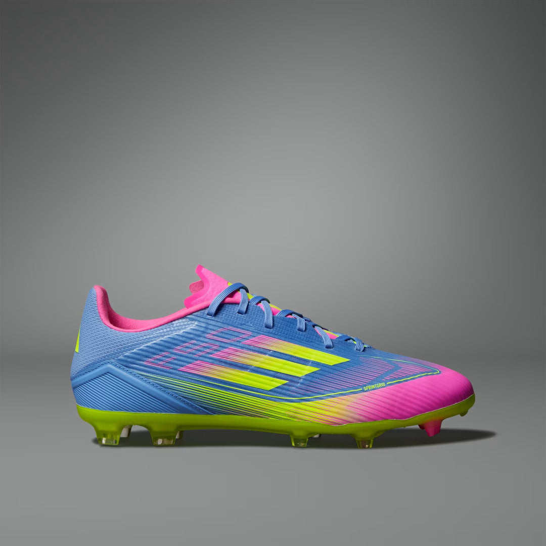 adidas F50 League Boots FG- Blue/Lemon/Pink