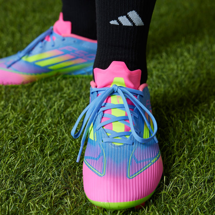 adidas F50 League Boots FG- Blue/Lemon/Pink