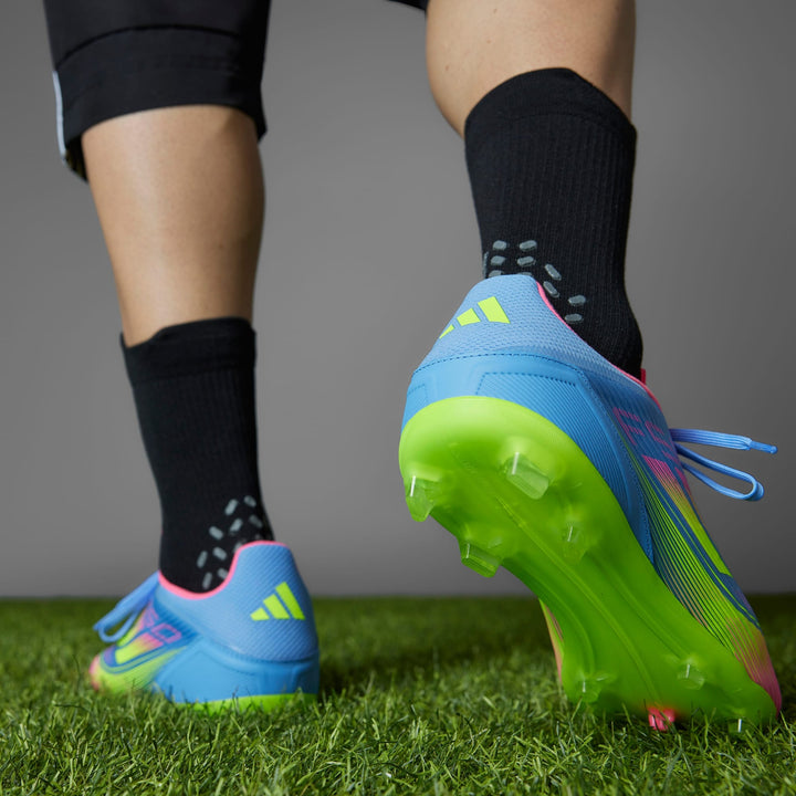 adidas F50 League Boots FG- Blue/Lemon/Pink