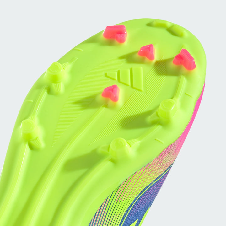 adidas F50 League FG/MG BootS- Blue/Lemon/Pink- JUNIOR