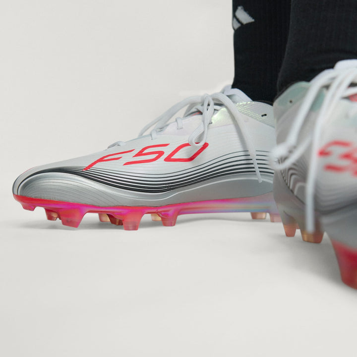 adidas F50 Elite MESSI FG Boots- White/Red/Silver