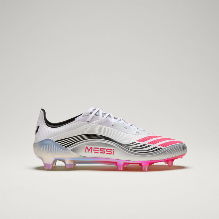 adidas F50 Elite MESSI FG Boots- White/Red/Silver