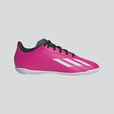 Adidas X Speedportal .4 Indoor Boots- Junior- Pink/White/Black
