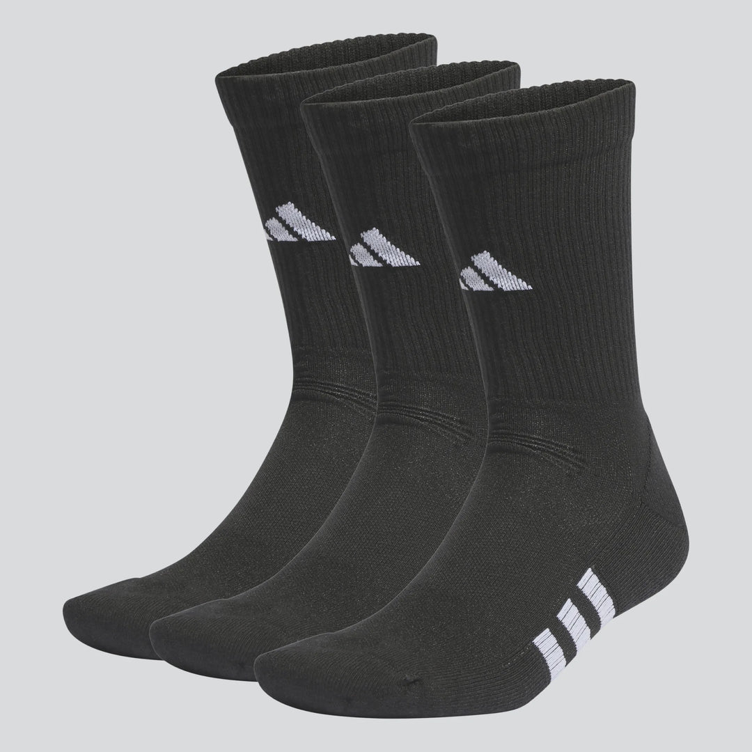 adidas PRF Crew Socks- Black- 3 Pack