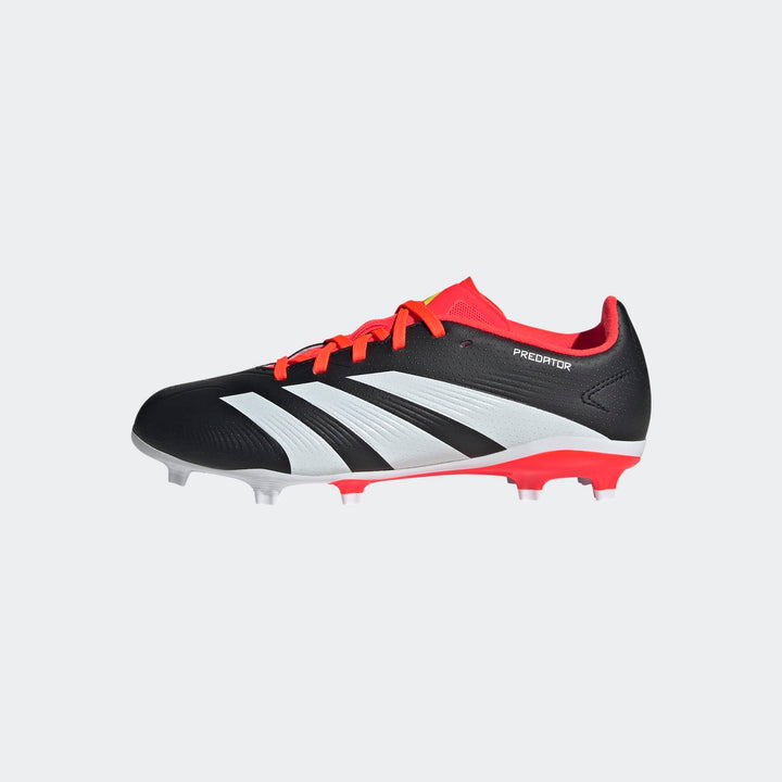 adidas Predator League FG Boots- Black/White/Red- JUNIOR