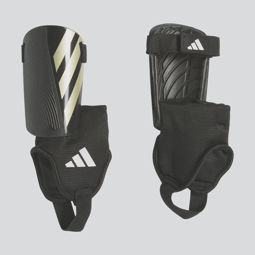 adidas Tiro MTC Shin Guards- Black/Gold- JUNIOR