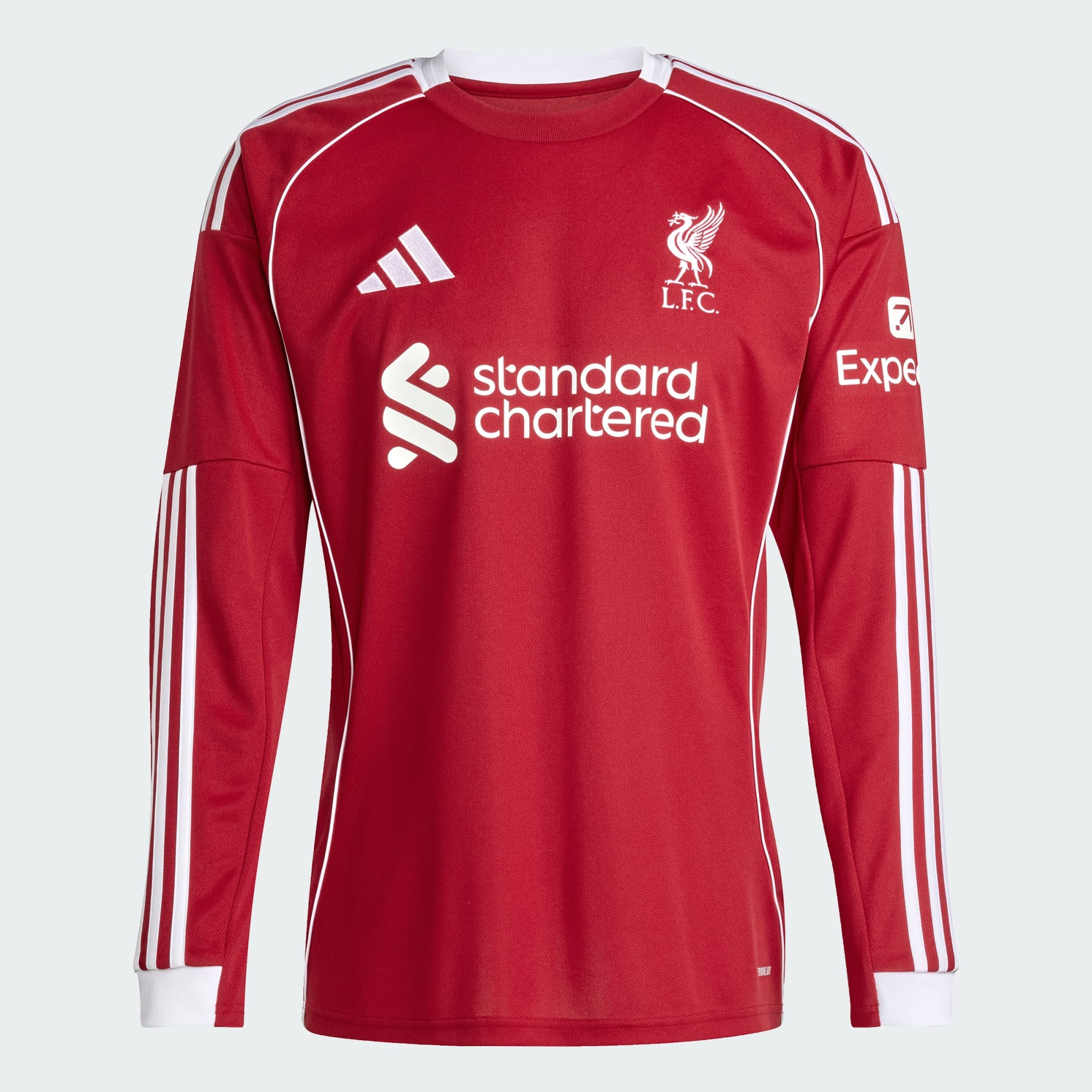 Liverpool 2025/26 Official Home LS Jersey – Soccer Locker