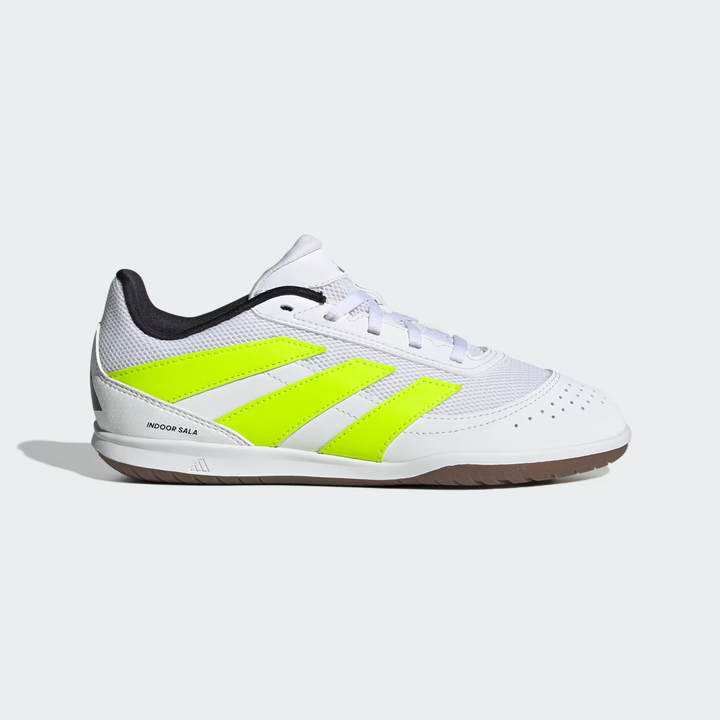 adidas Predator Club Sala INDOOR Boots- Whjite/Lemon- JUNIOR