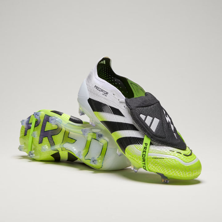 adidas Predator Elite FT FG Boots- White/Black/Lemon