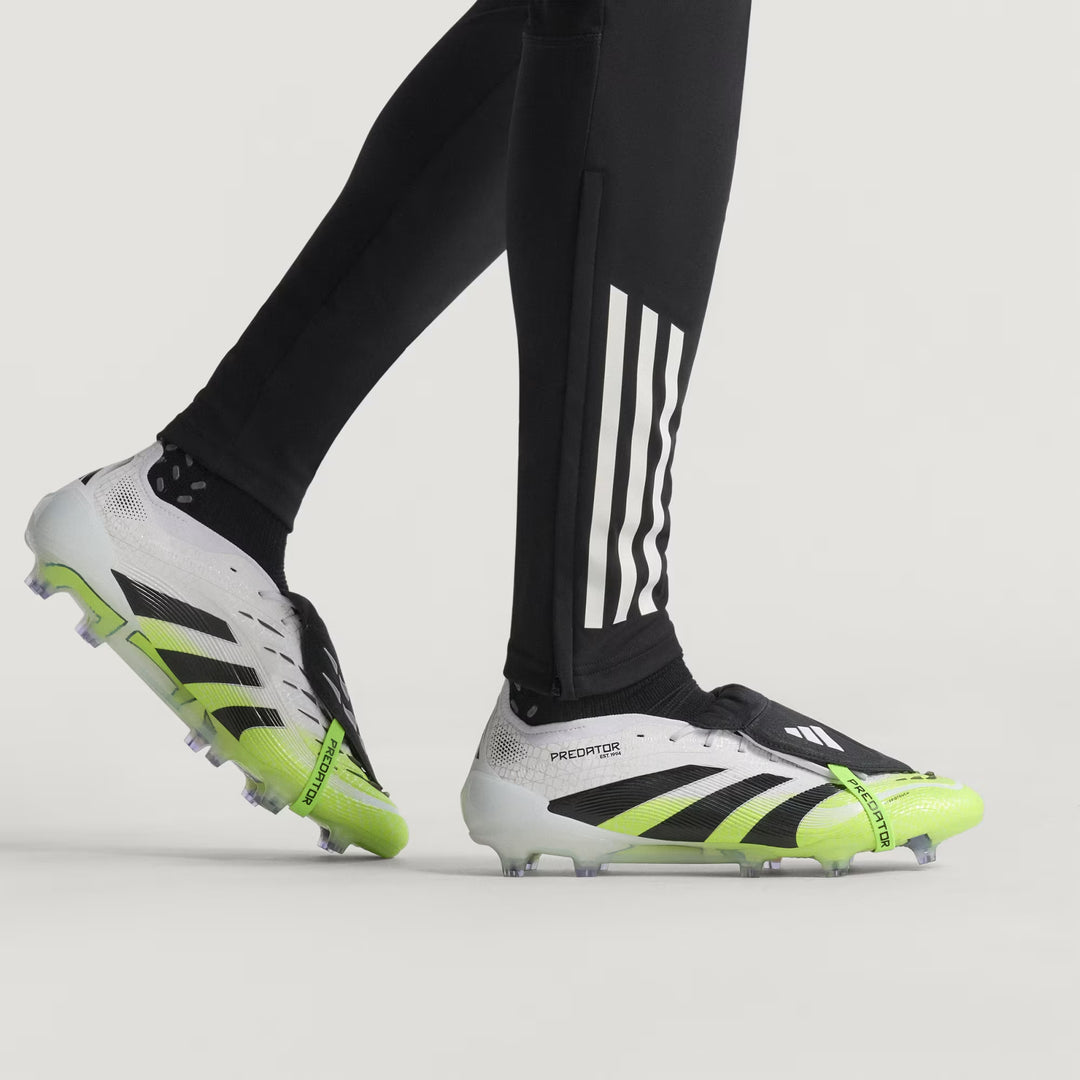 adidas Predator Elite FT FG Boots- White/Black/Lemon