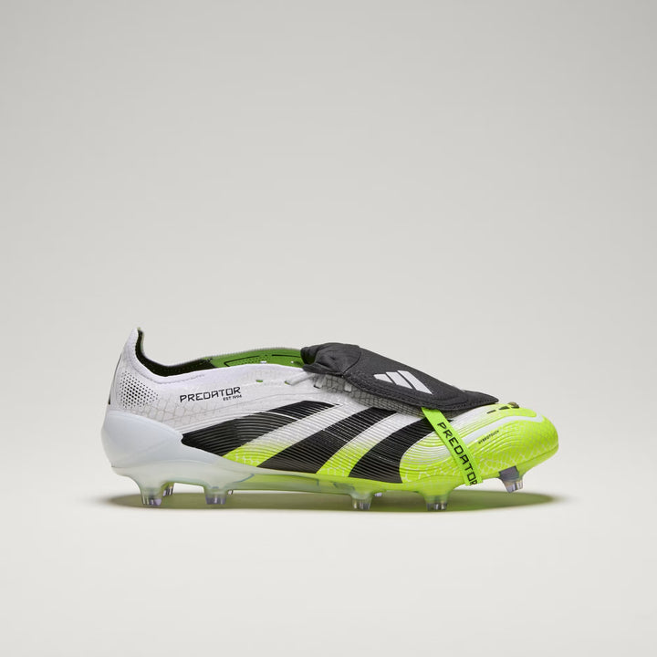 adidas Predator Elite FT FG Boots- White/Black/Lemon