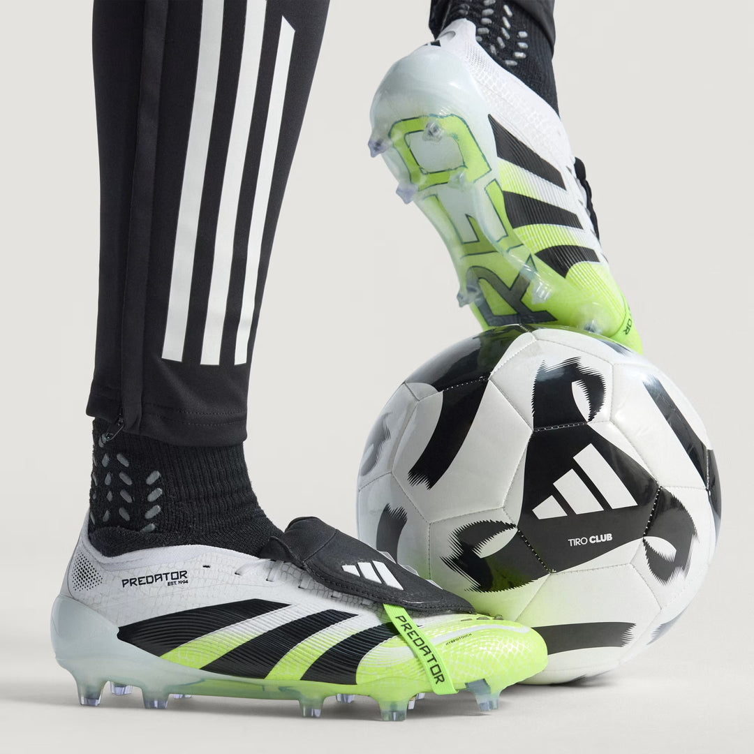 adidas Predator Elite FT FG Boots- White/Black/Lemon