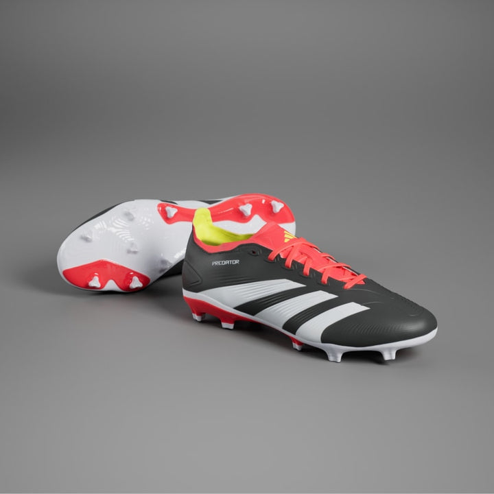 adidas Predator League FG Boots- Black/White/Red