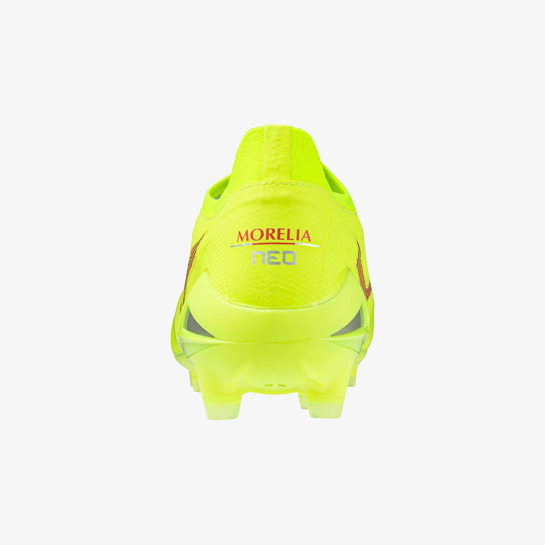 Mizuno Morelia NEO IV b Elite FG Boots- Fluro Yellow