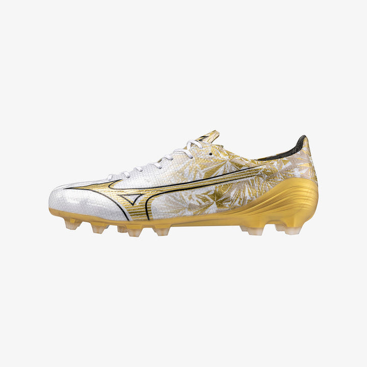 Mizuno a Elite FG Boots- White/Gold/Black
