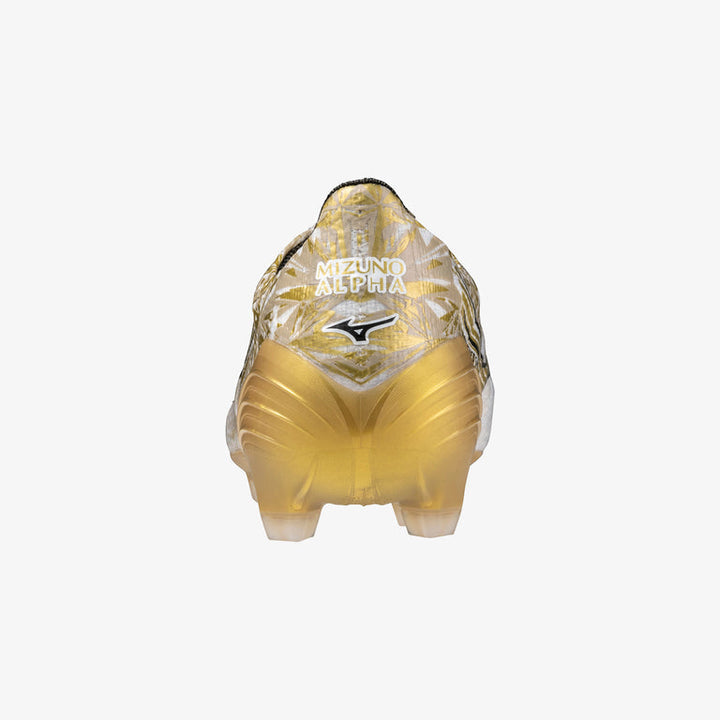 Mizuno a Elite FG Boots- White/Gold/Black