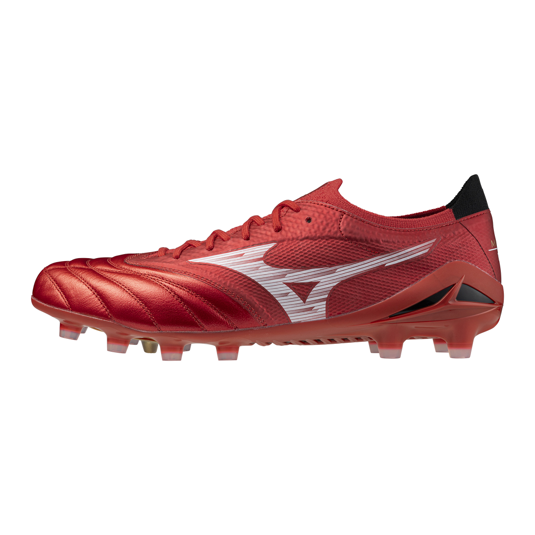 Mizuno Morelia NEO IV b Elite 40th Anniversary FG Boots- Red/White/Black