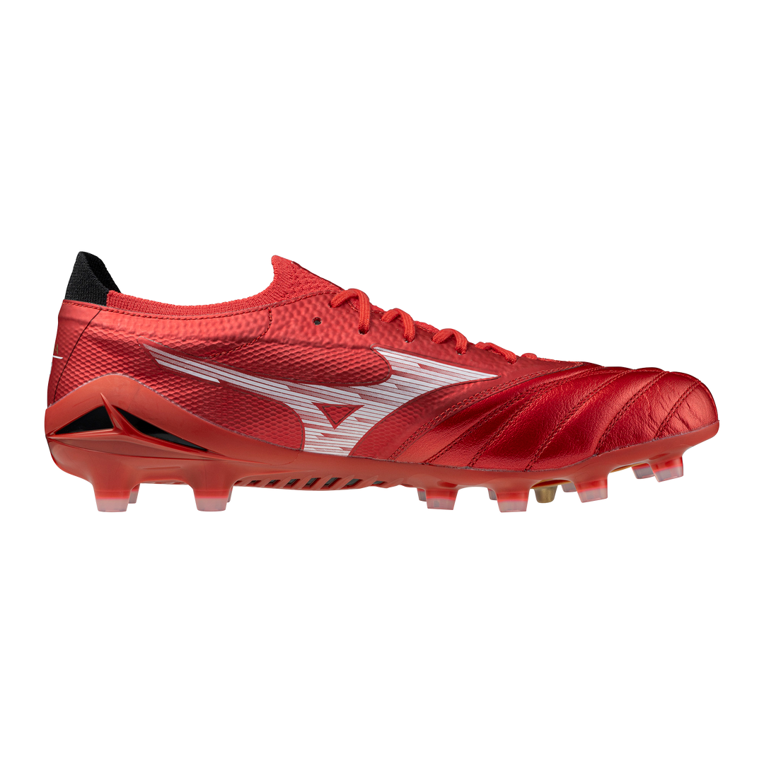 Mizuno Morelia NEO IV b Elite 40th Anniversary FG Boots- Red/White/Black
