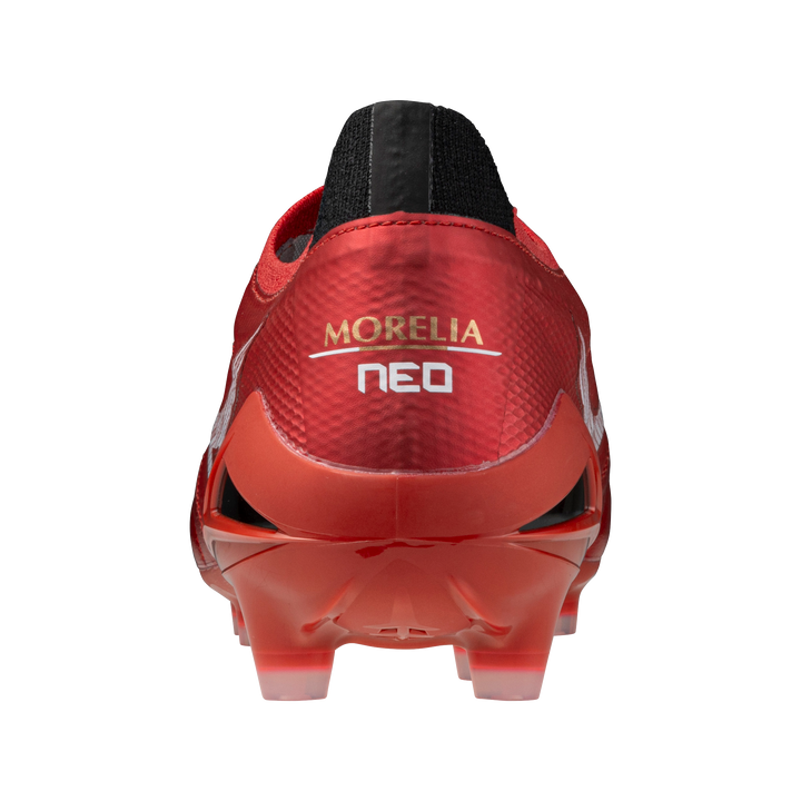 Mizuno Morelia NEO IV b Elite 40th Anniversary FG Boots- Red/White/Black