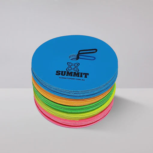Summit Flat Rubber Markers- 50 Pack