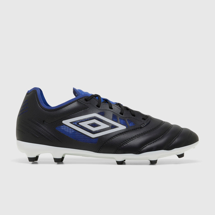 Umbro Tocco IV Premier FG Boots- Black/White/Blue