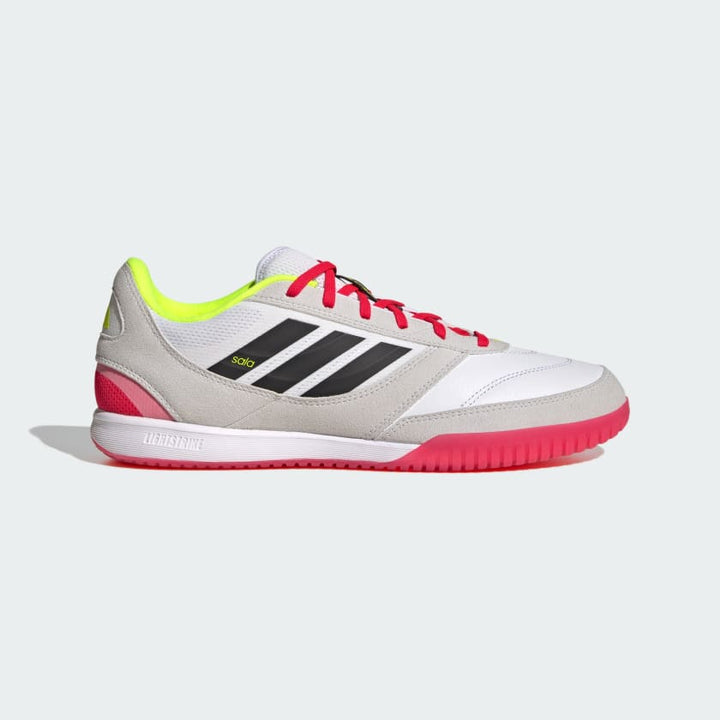 adidas Top Sala II Competition INDOOR Boots - White/Black/Fluro Green