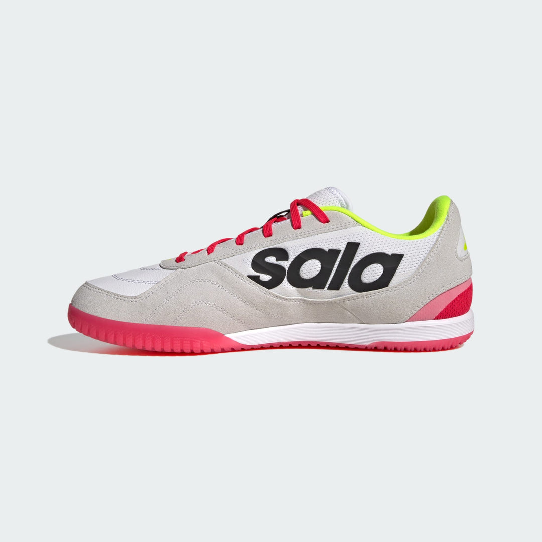 adidas Top Sala II Competition INDOOR Boots - White/Black/Fluro Green