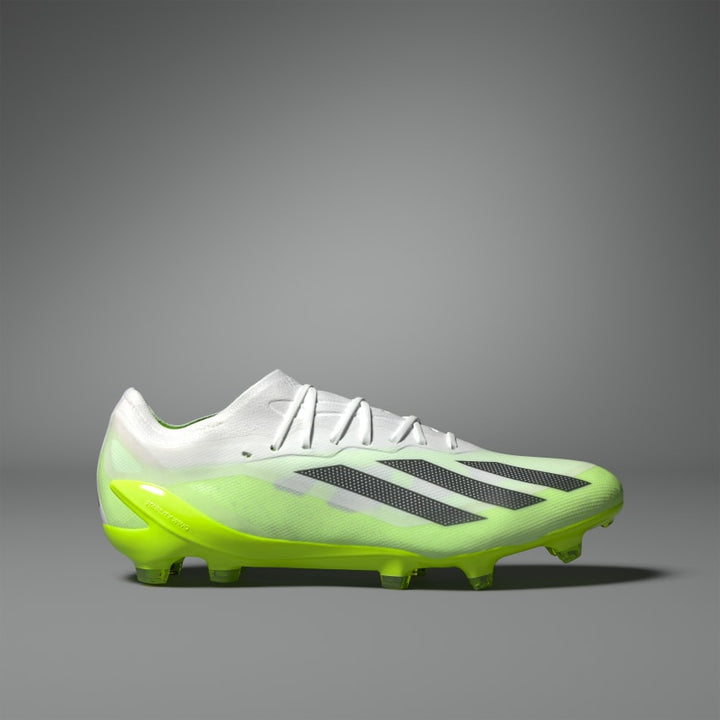 adidas X Crazyfast .1 FG Boots- White/Lemon