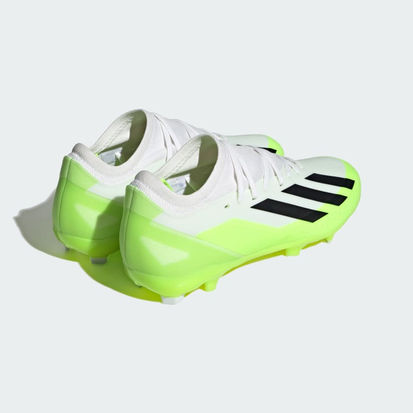 adidas X Crazyfast .3 FG Boots- White/Lemon