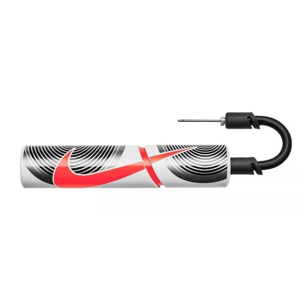 Nike Essential Ball Pump- White/Black/Crimson