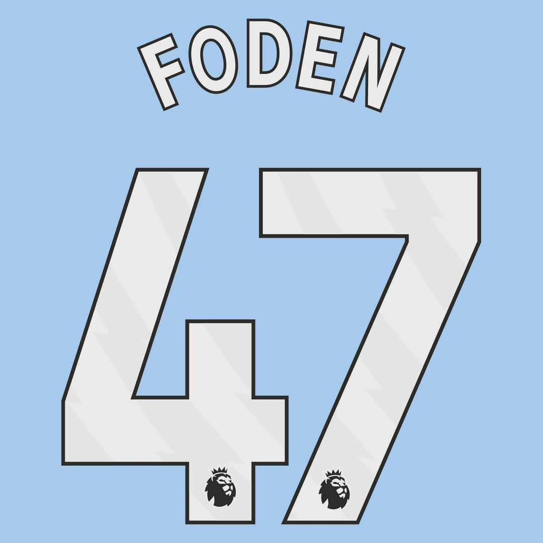 FODEN 47 (Premier League) 24/25 Name & Number Set