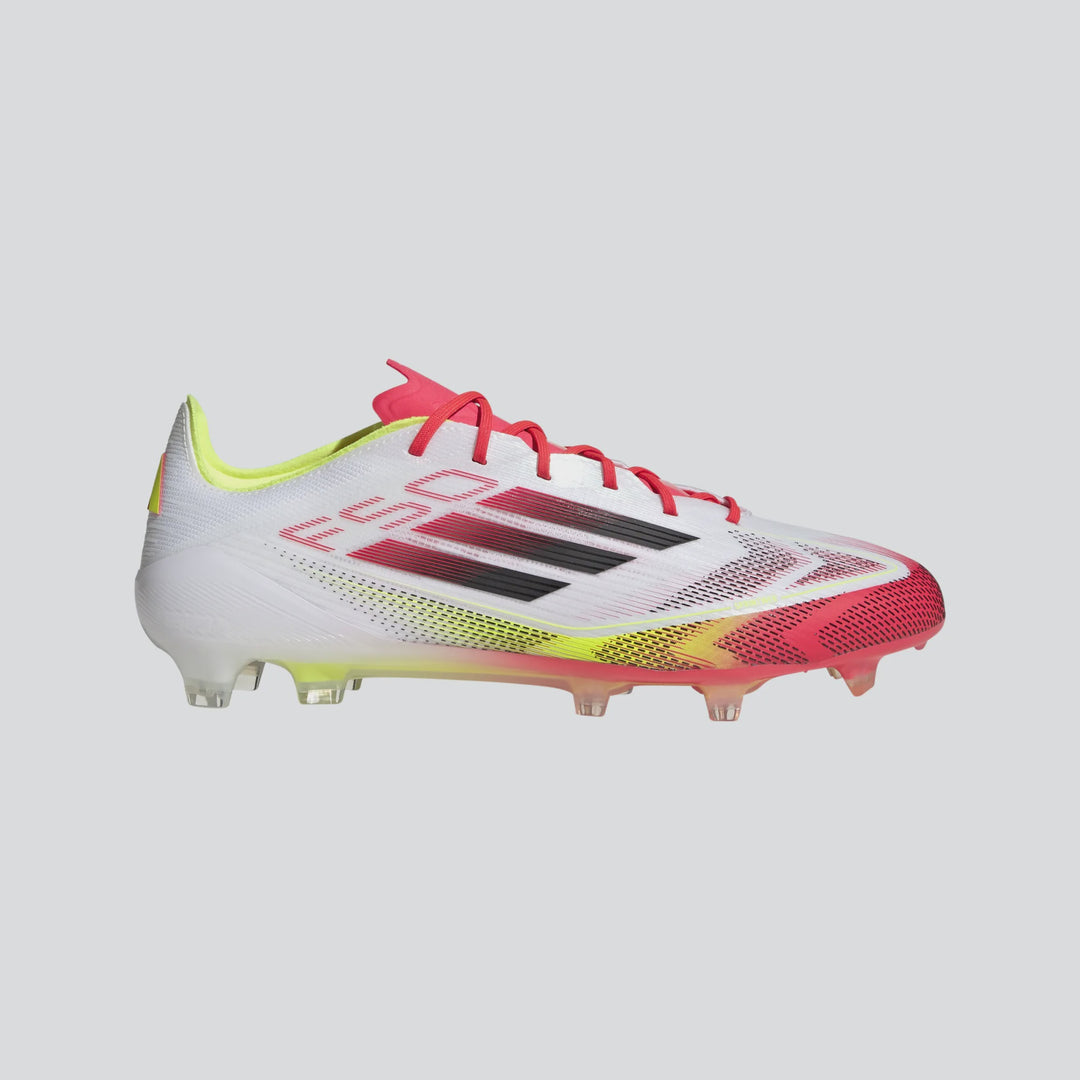 adidas F50 Elite Boots FG- White/Black/Yellow