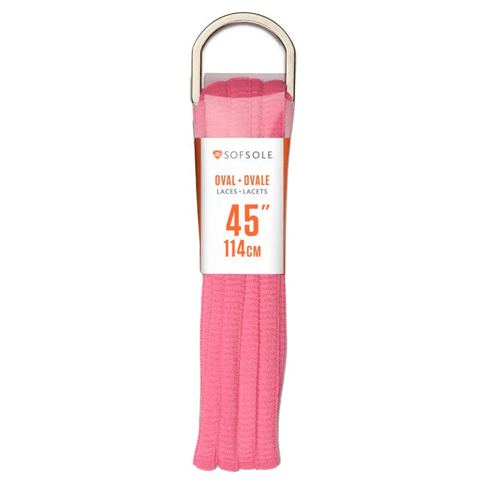 Sof Sole Pink Oval Laces-45''