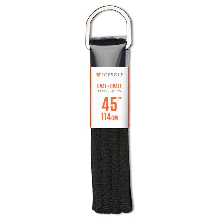 Sof Sole Black Oval Laces-45''