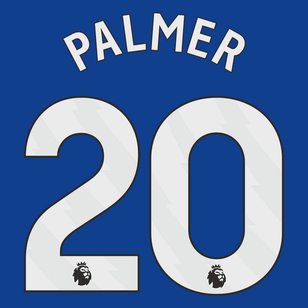 PALMER 20 (Premier League) 24/25 Name & Number Set