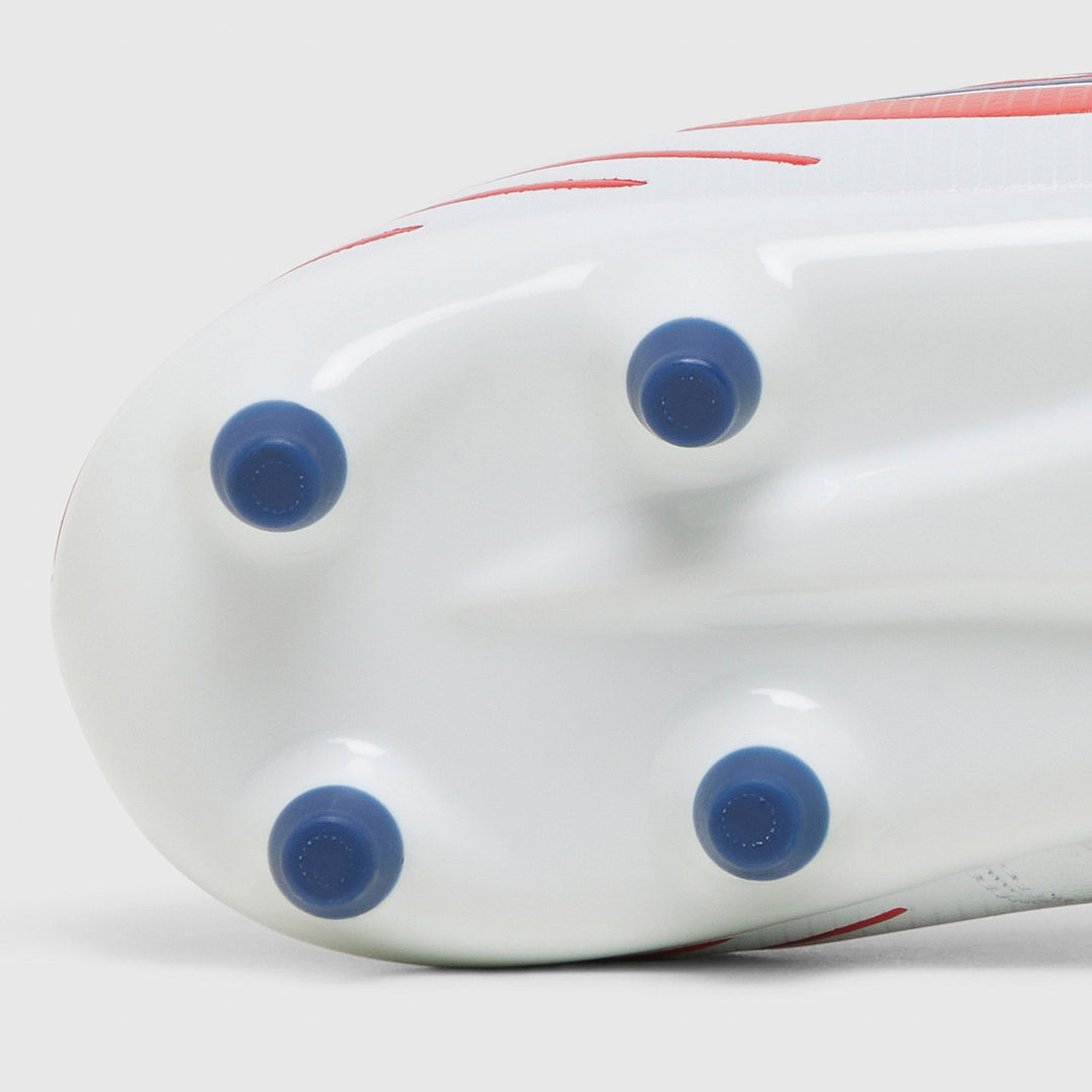 Umbro Tocco IV Club FG Boots- White/Blue/Red