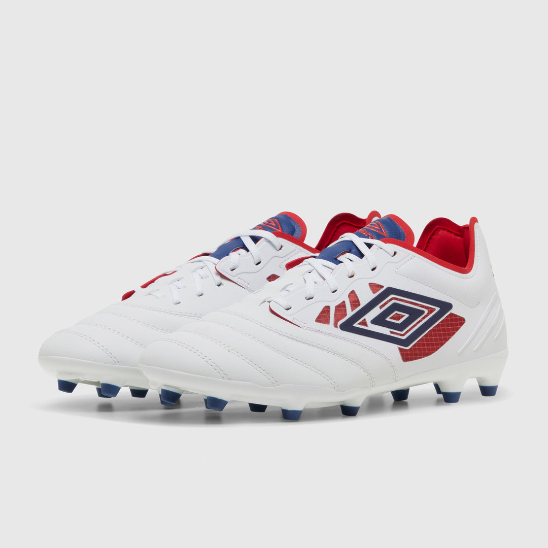 Umbro Tocco IV Premier Boots- White/Blue/Red