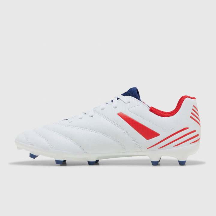 Umbro Tocco IV Club FG Boots- White/Blue/Red