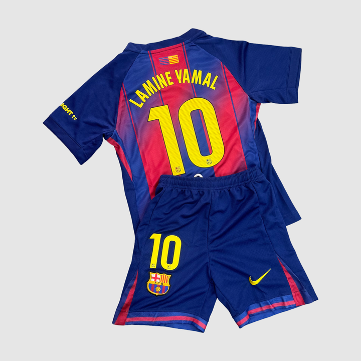 Barcelona 2025/26 (LAMINE YAMAL 10) Replica Home Kit- JUNIOR